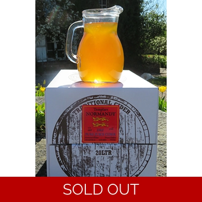Still strong 7% pure juice dry Normandy Cider 20 litre BiB approx 35 pints